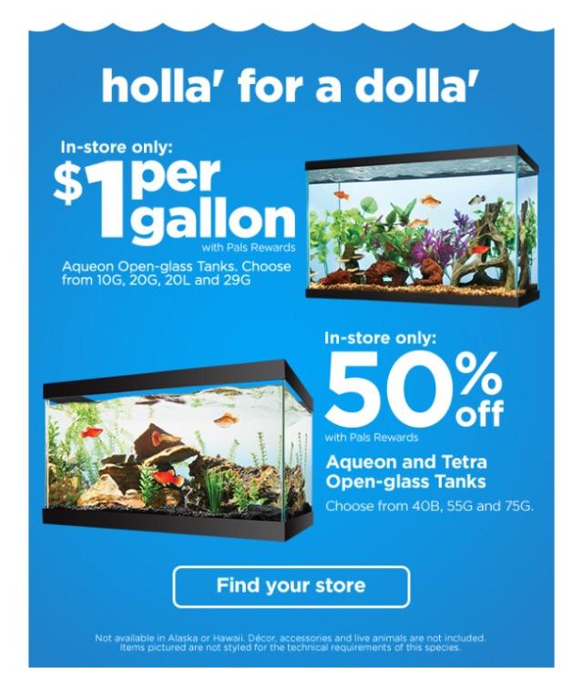 Petco Tank Sale Image 1