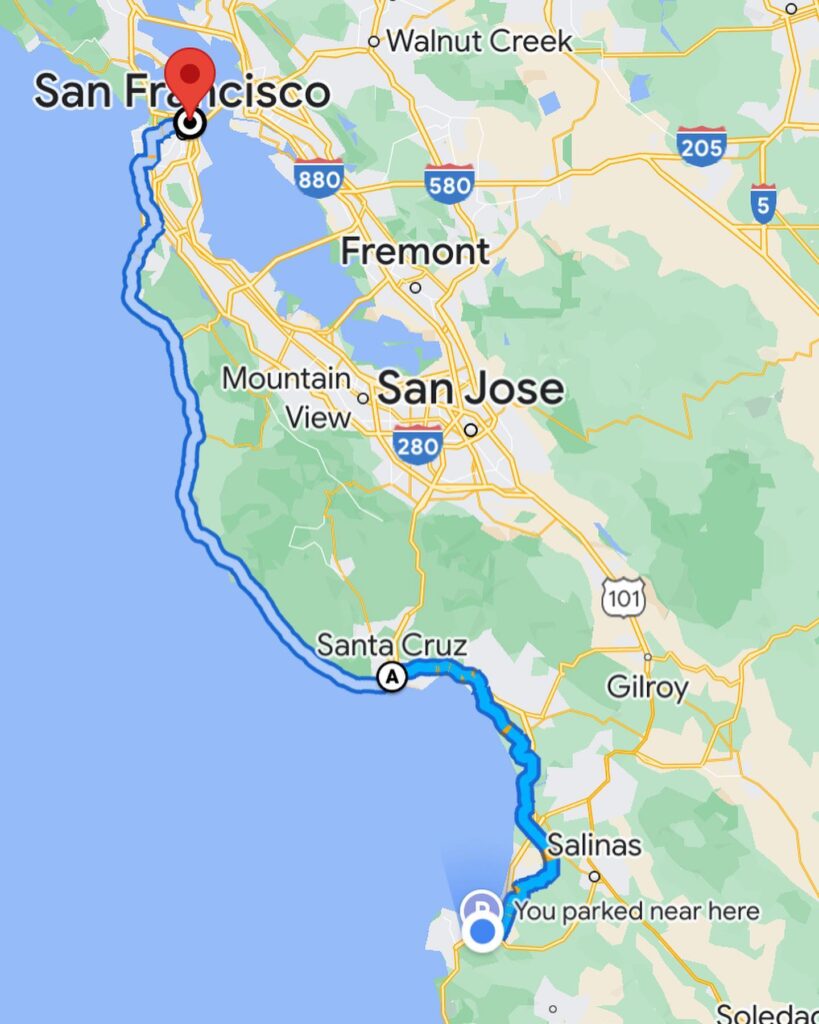 San Francisco to Monterey Drive