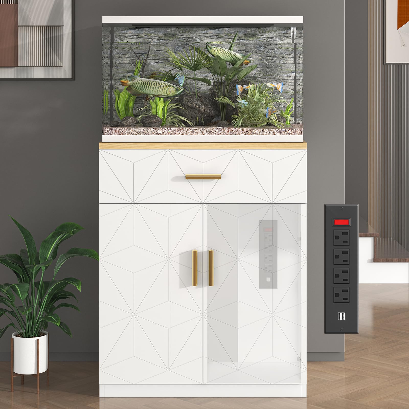 Stylish Fish Tank Stand